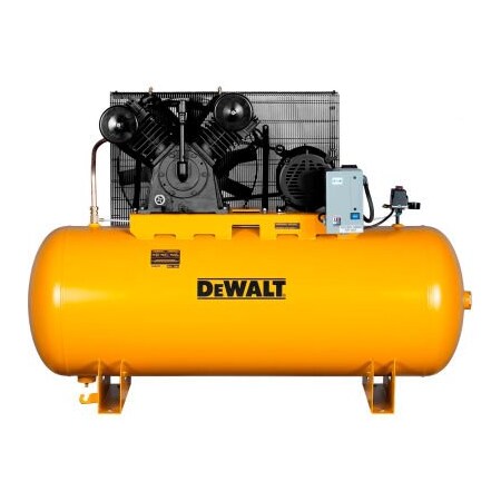 Mat Industries DeWALT DXCMH9919910, 10HP, Two-Stage Compressor, 120 Gal, Horiz., 175 PSI, 35 CFM, 3-Phase 230V DXCMH9919910